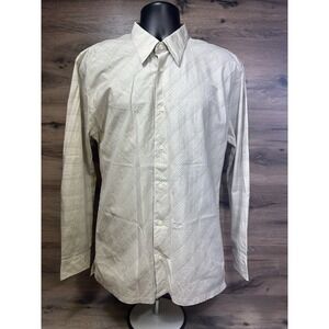 WILKE RODRIGUEZ LONG SLEEVE BUTTON UP DOWN CASUAL SHIRT LARGE